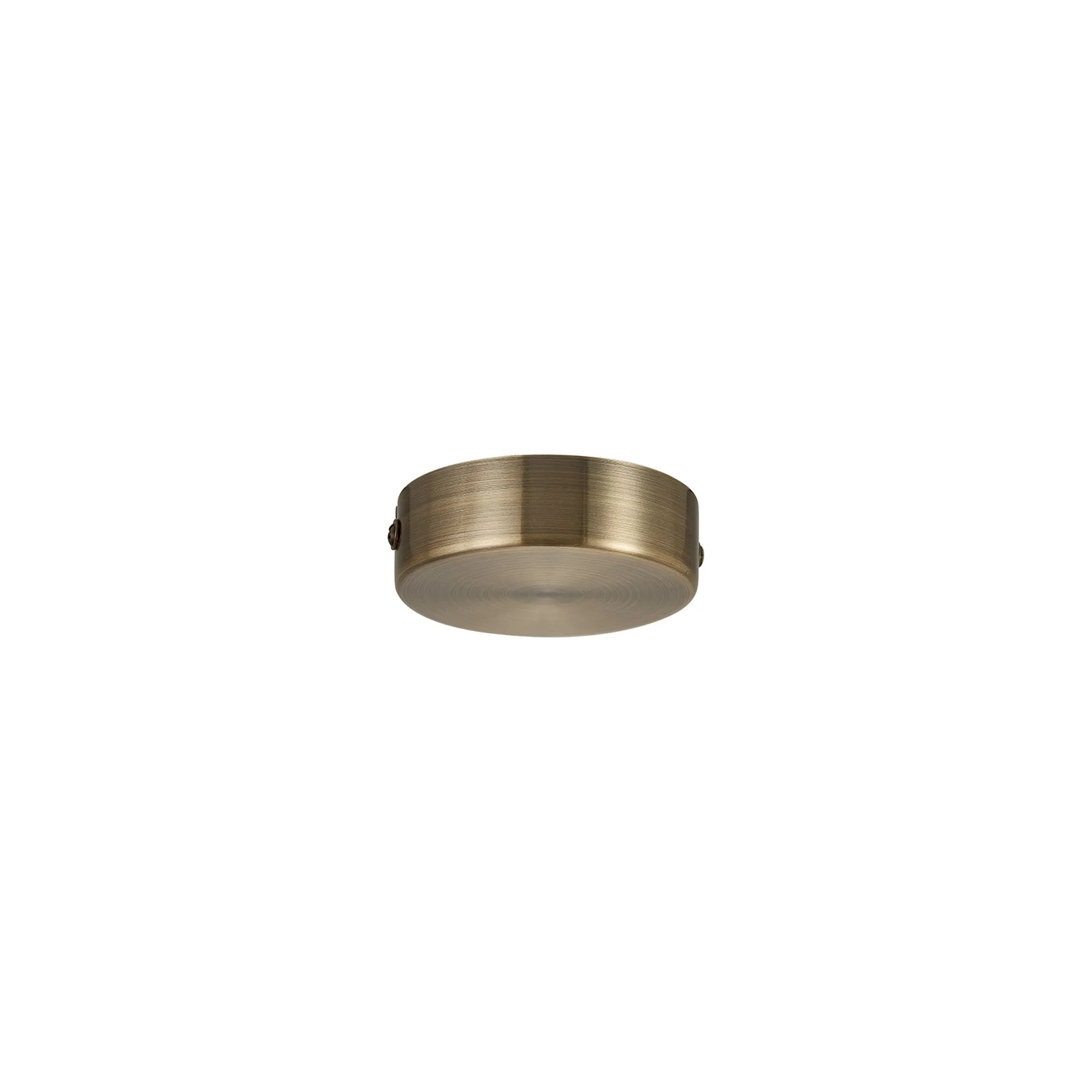 Hayes No Hole Antique Brass Ceiling Boxes Deco Single Pendant